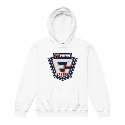 Classic | Youth Hoodie | Erie Express Football | E Badge Logo