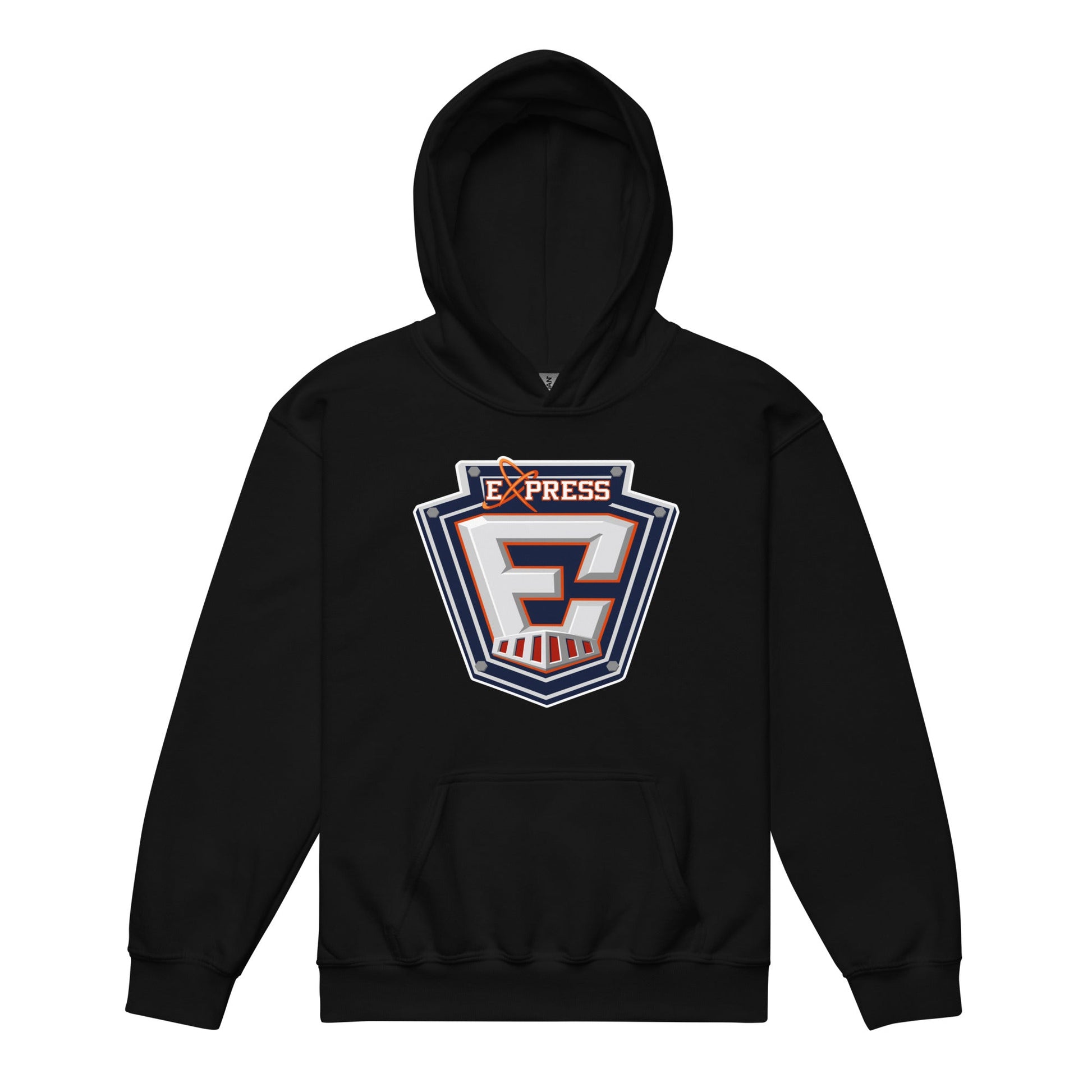 Classic | Youth Hoodie | Erie Express Football | E Badge Logo
