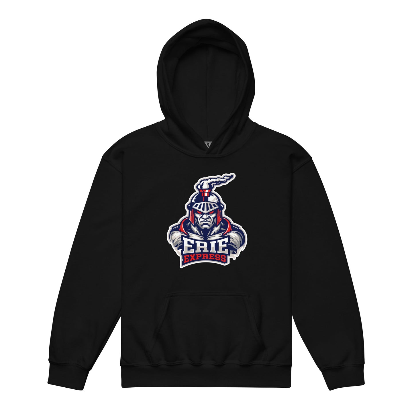 Classic | Youth Hoodie | Erie Express Football | Mascot Logo