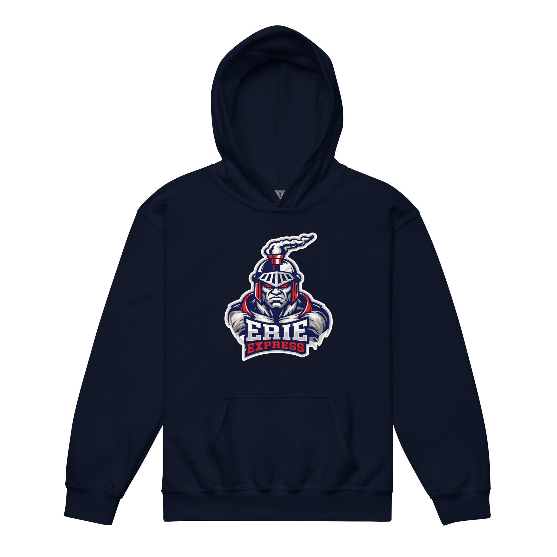 Classic | Youth Hoodie | Erie Express Football | Mascot Logo