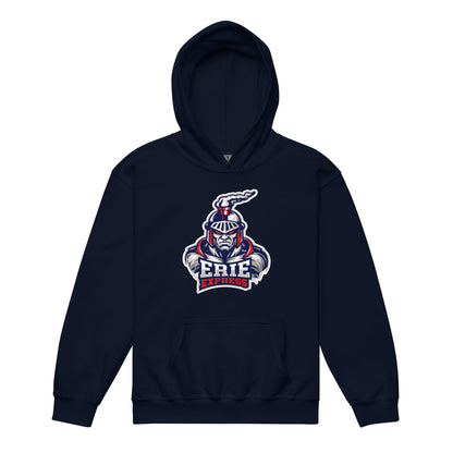 Classic | Youth Hoodie | Erie Express Football | Mascot Logo