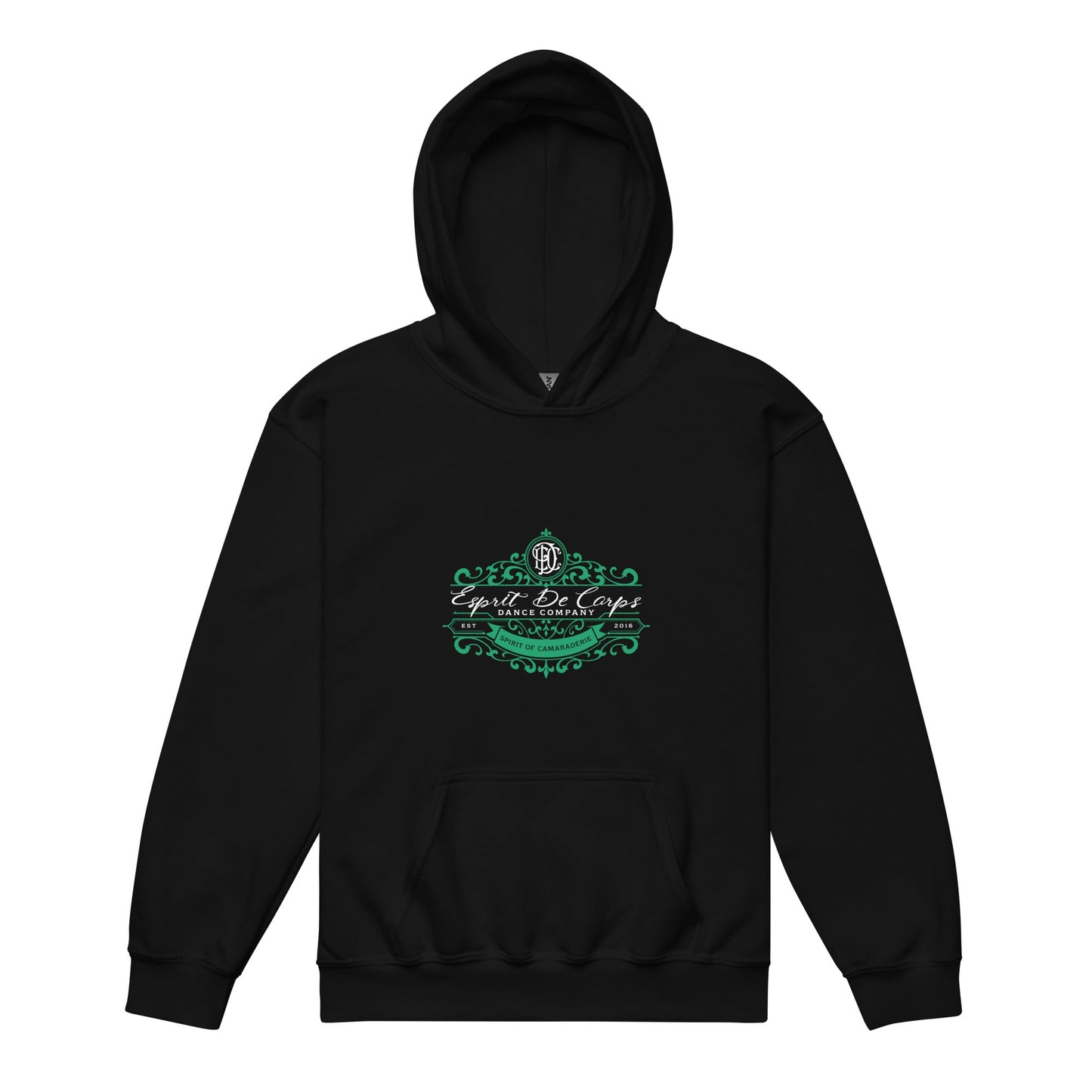 Classic | Youth Hoodie | Esprit de Corps Dance Co., LLC | Crest Logo