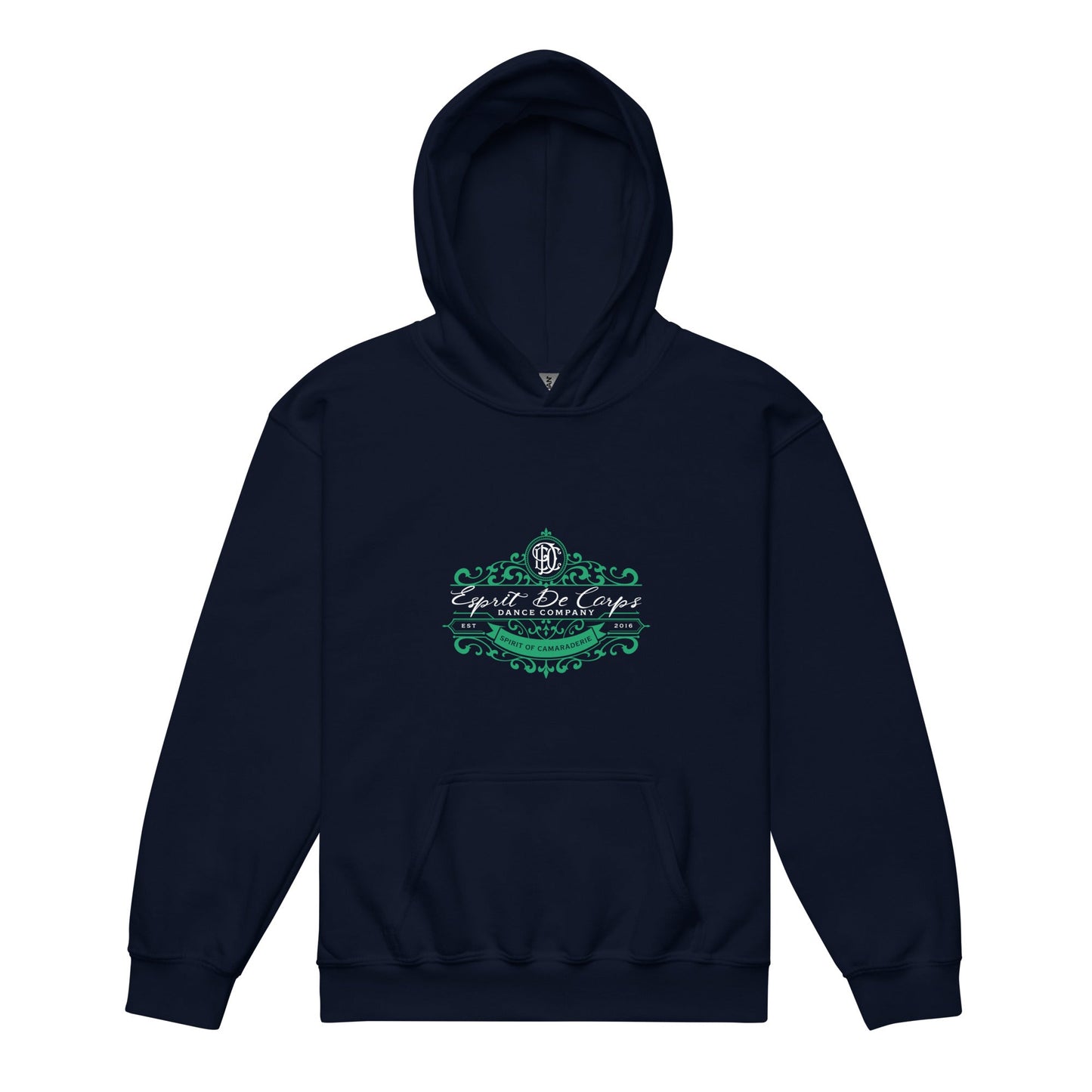 Classic | Youth Hoodie | Esprit de Corps Dance Co., LLC | Crest Logo