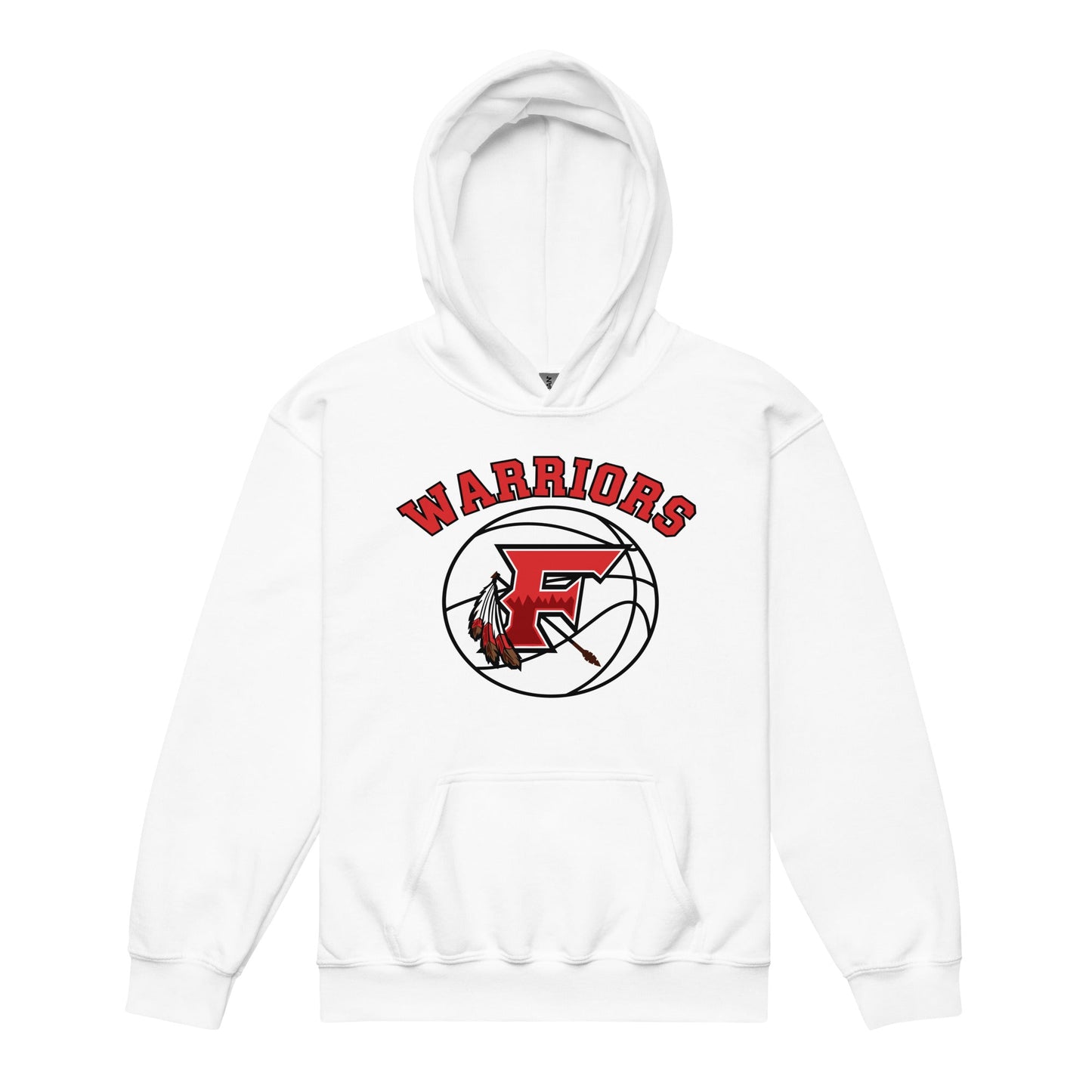 Classic | Youth Hoodie | Fallbrook Basketball | Warriors Logo
