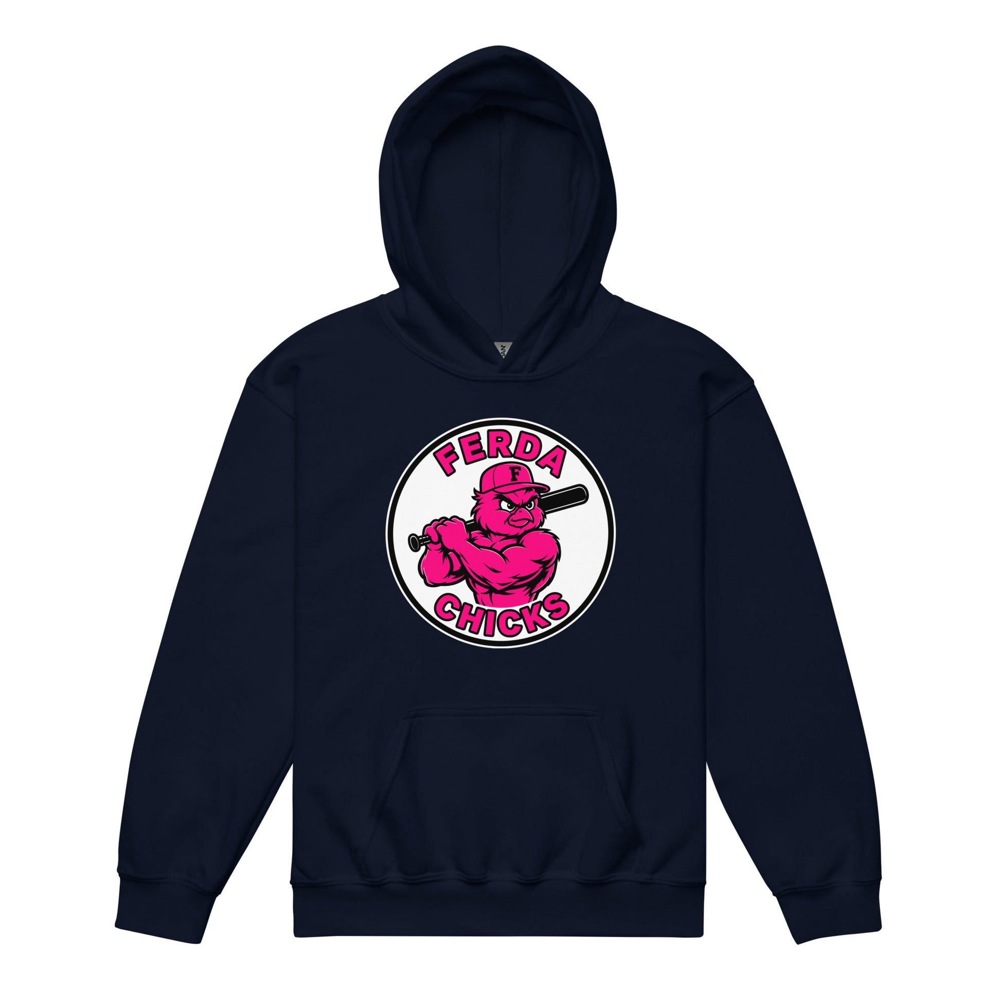 Classic | Youth Hoodie | FerDa Chicks | Badge Logo