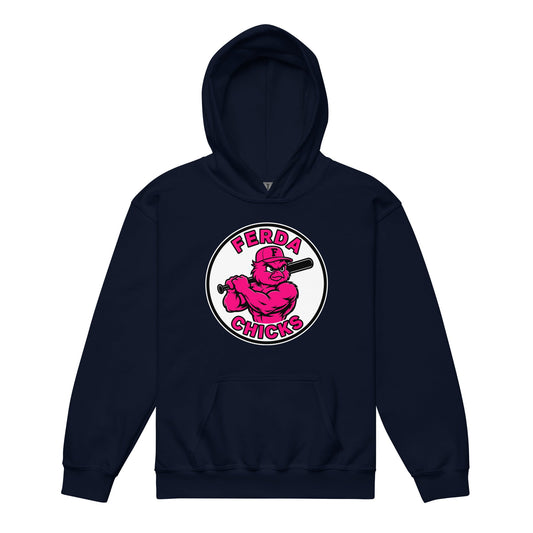 Classic | Youth Hoodie | FerDa Chicks | Badge Logo