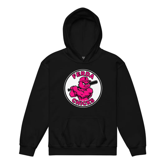 Classic | Youth Hoodie | FerDa Chicks | Badge Logo