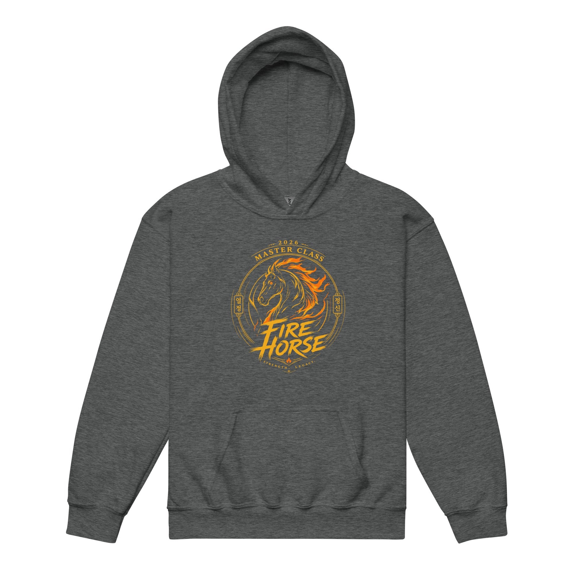 Classic | Youth Hoodie | Fire Horse Masters | Crest Logo
