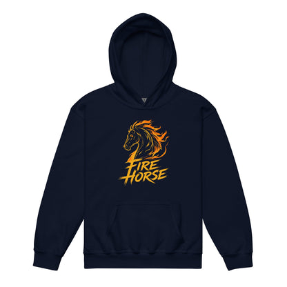 Classic | Youth Hoodie | Fire Horse Masters | Emblem Logo
