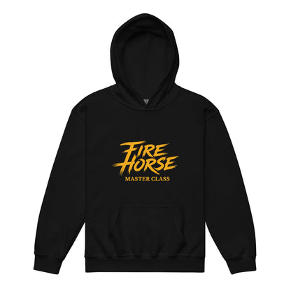 Classic | Youth Hoodie | Fire Horse Masters | Modern Script Logo