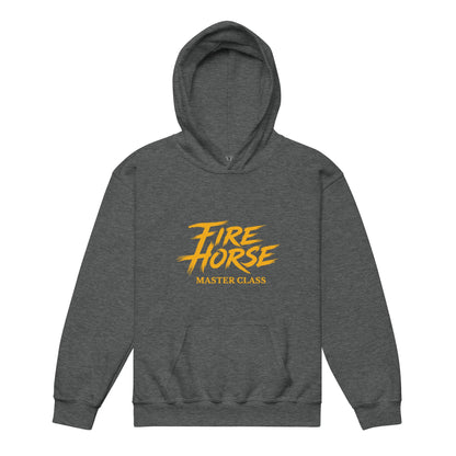 Classic | Youth Hoodie | Fire Horse Masters | Modern Script Logo
