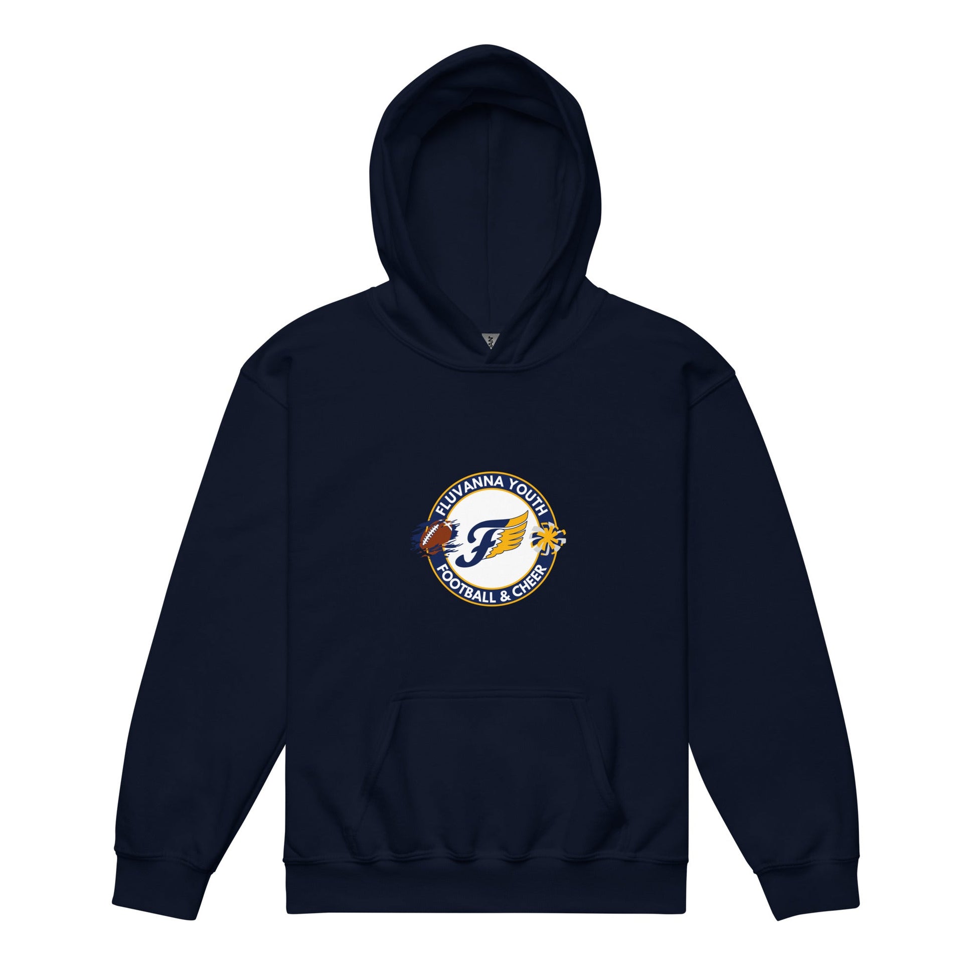 Classic | Youth Hoodie | Fluvanna Youth Football and Cheer | Badge Logo