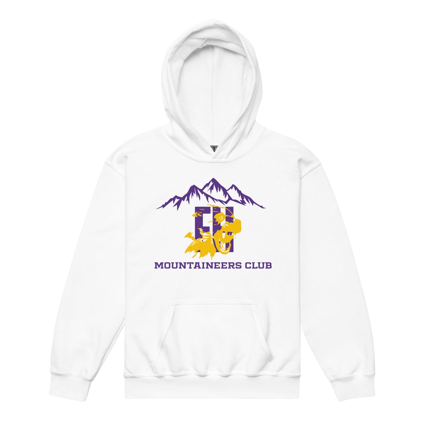 Classic | Youth Hoodie | Friday Harbor High School Mountaineers Club | Mountaineers Logo