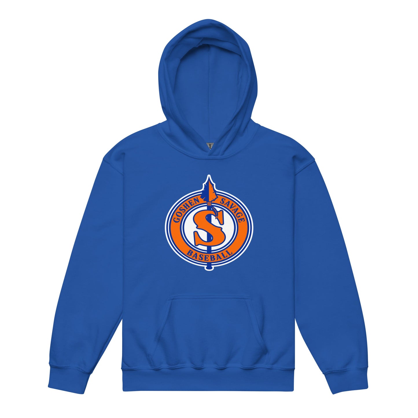 Classic | Youth Hoodie | Goshen Savage Baseball | Badge Logo