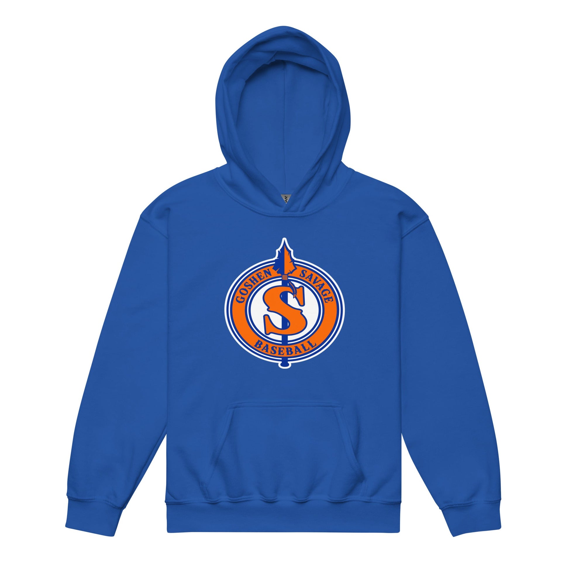 Classic | Youth Hoodie | Goshen Savage Baseball | Badge Logo