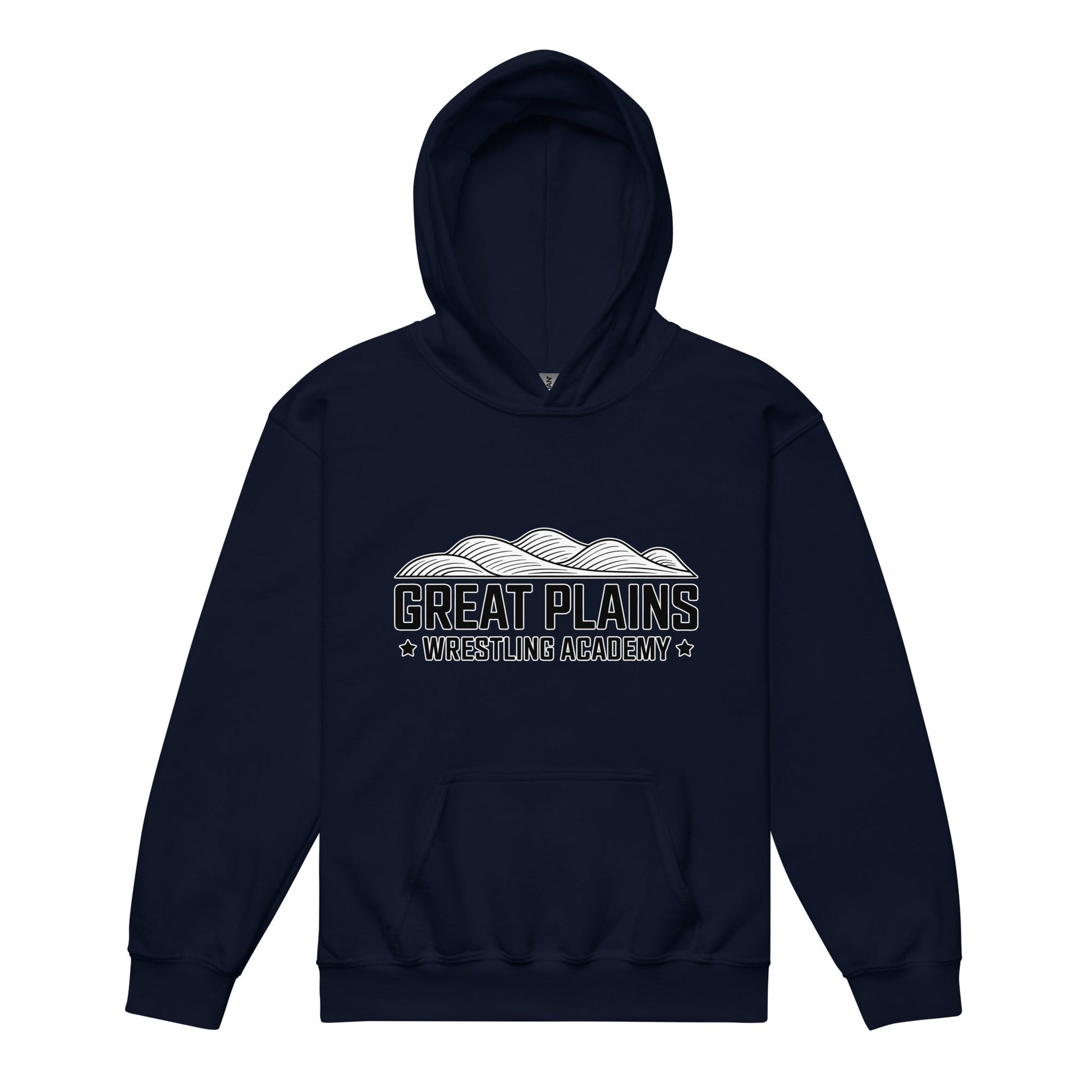Classic | Youth Hoodie | Great Plains Wrestling Academy | Crest Logo