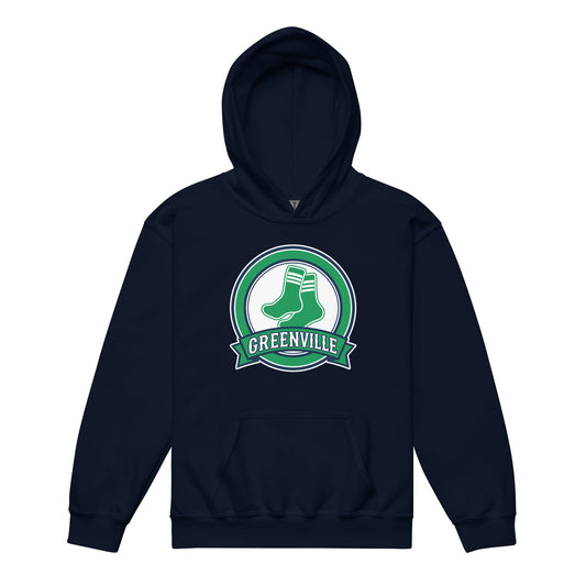 Classic | Youth Hoodie | Greenville Sox | Badge Logo