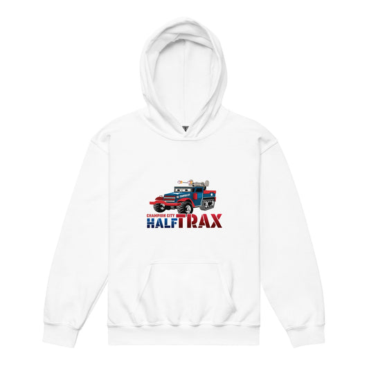Classic | Youth Hoodie | Half Trax Baseball | Mascot Logo