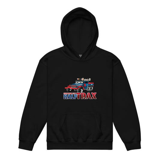 Classic | Youth Hoodie | Half Trax Baseball | Mascot Logo