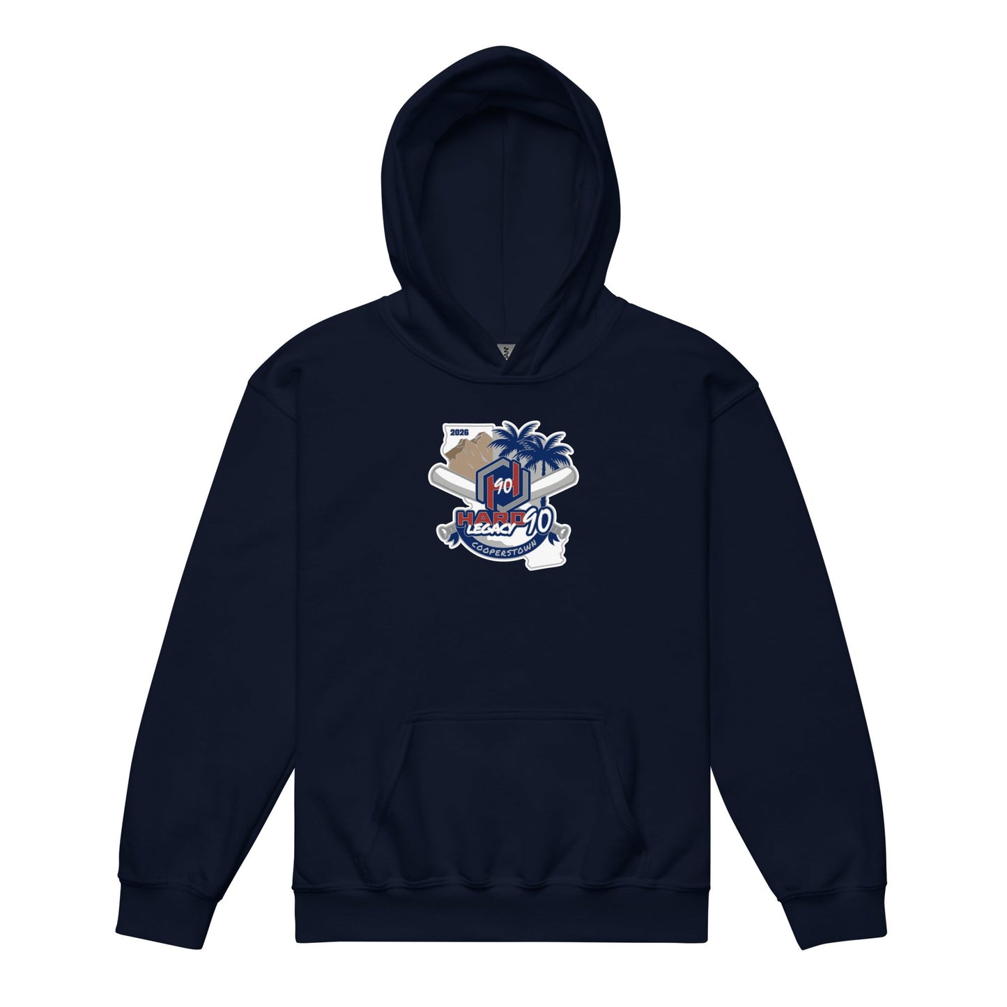Classic | Youth Hoodie | Hard 90 Legacy | Badge Logo