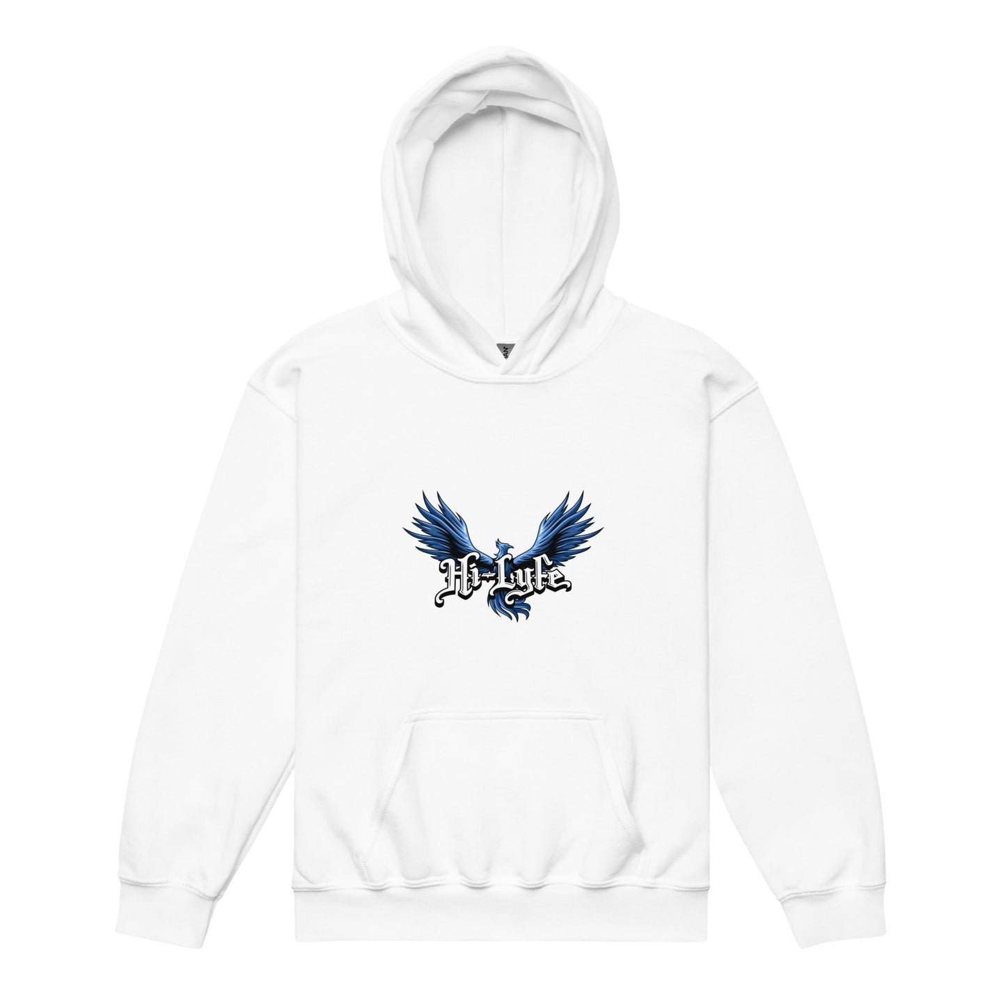 Classic | Youth Hoodie | Hi - Lyfe Basketball | Wings Logo