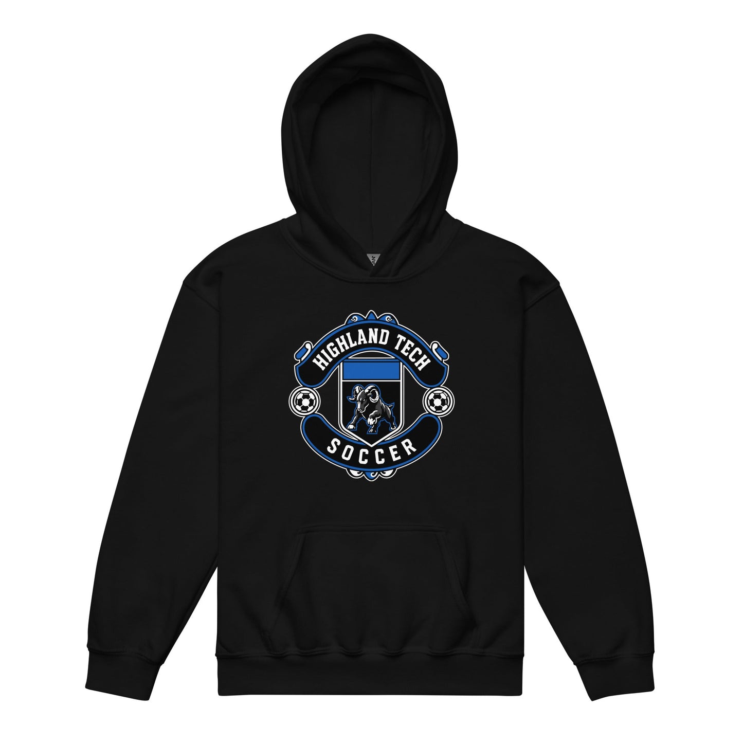 Classic | Youth Hoodie | Highland Soccer | Emblem Logo