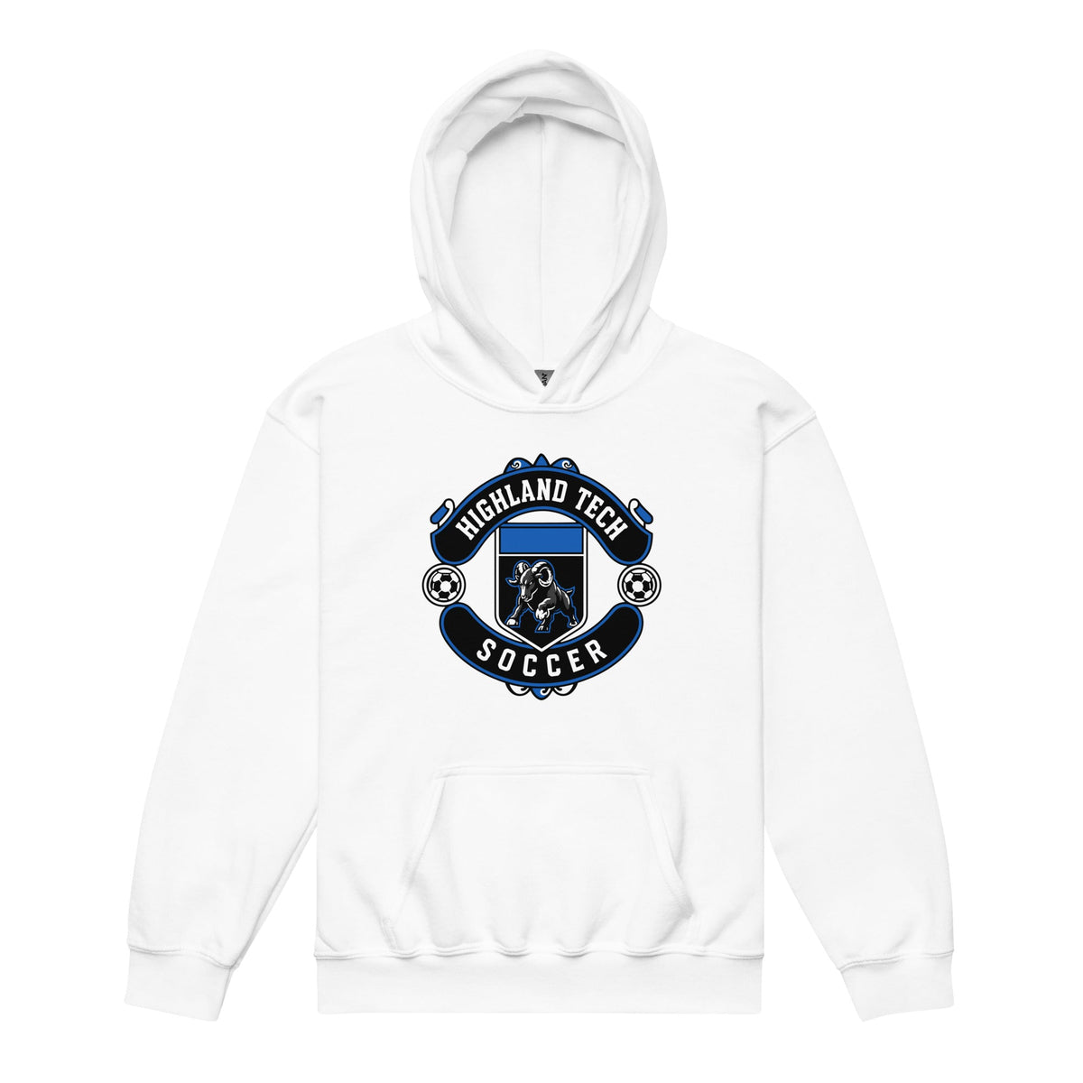 Classic | Youth Hoodie | Highland Soccer | Emblem Logo