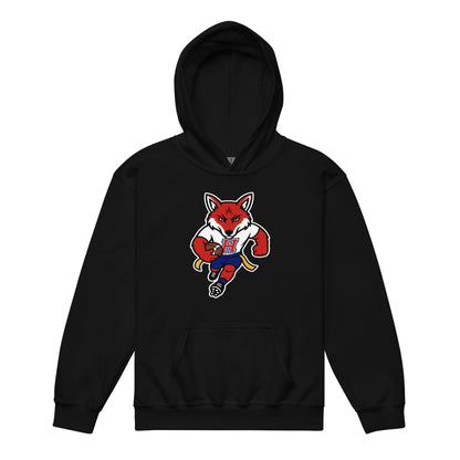 Classic | Youth Hoodie | Hornell Flag Football | Mascot Logo