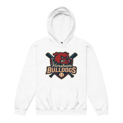 Classic | Youth Hoodie | Horsham Travel Baseball | Bulldogs Logo