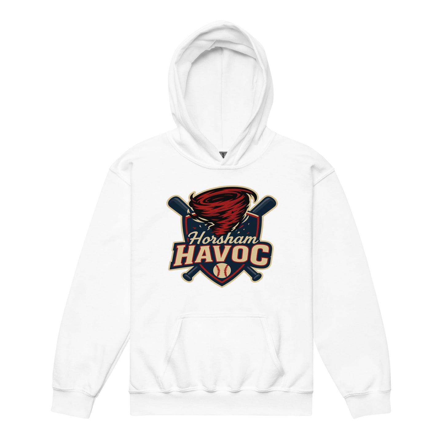 Classic | Youth Hoodie | Horsham Travel Baseball | Havoc Logo