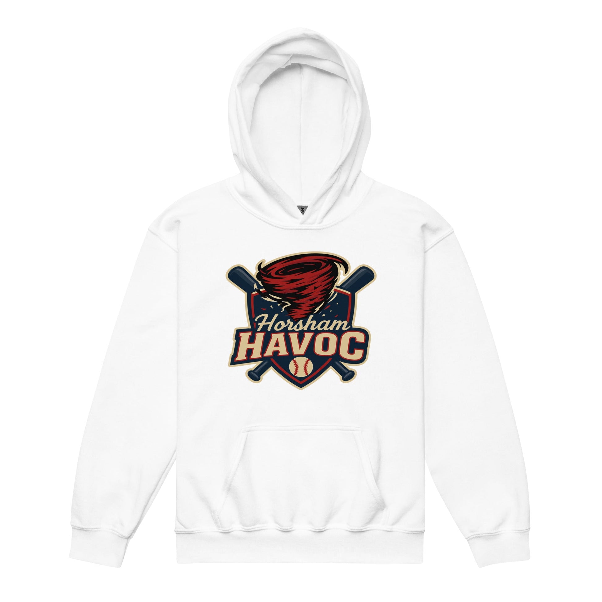 Classic | Youth Hoodie | Horsham Travel Baseball | Havoc Logo