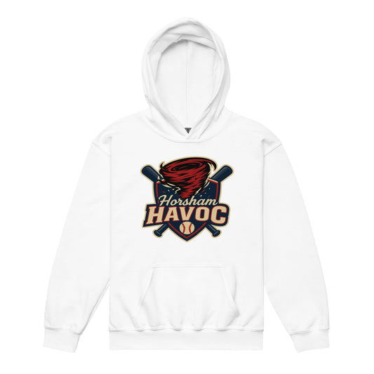 Classic | Youth Hoodie | Horsham Travel Baseball | Havoc Logo