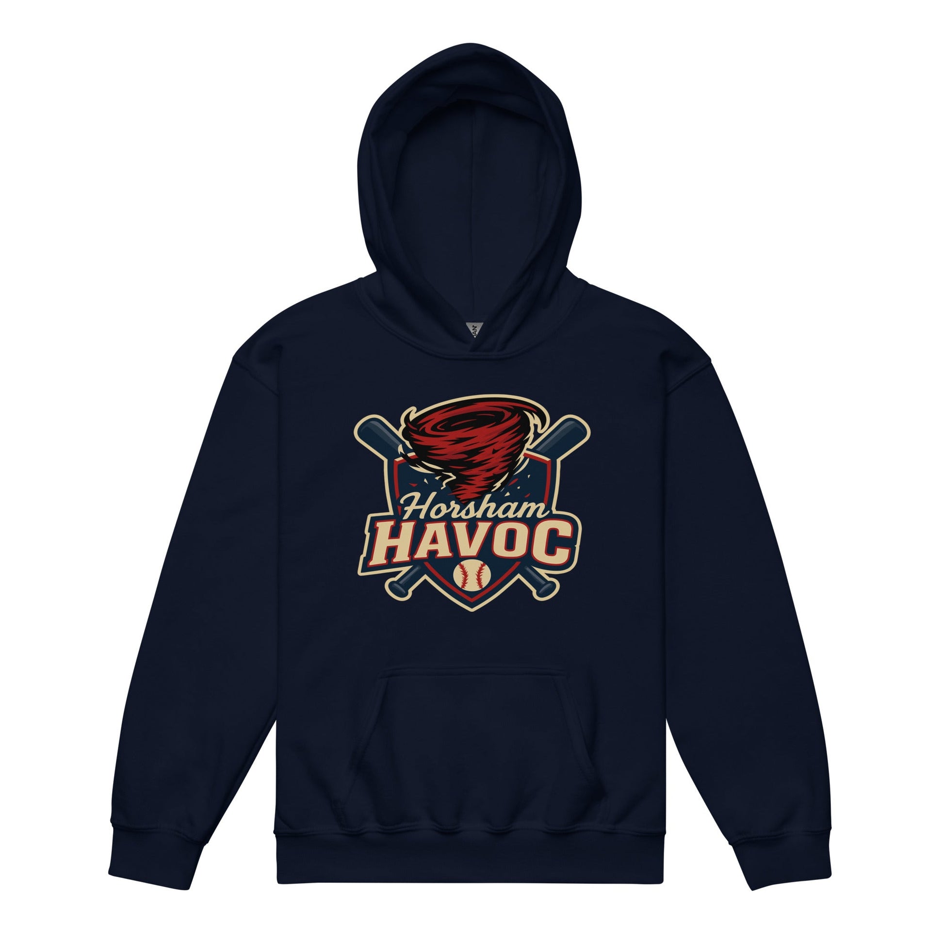 Classic | Youth Hoodie | Horsham Travel Baseball | Havoc Logo