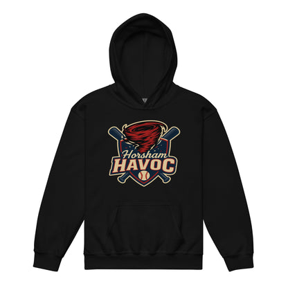 Classic | Youth Hoodie | Horsham Travel Baseball | Havoc Logo