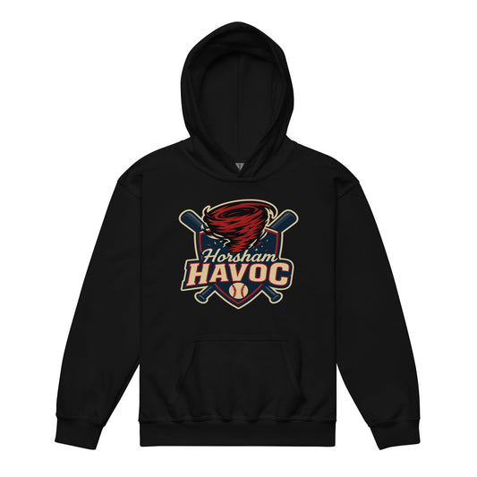Classic | Youth Hoodie | Horsham Travel Baseball | Havoc Logo