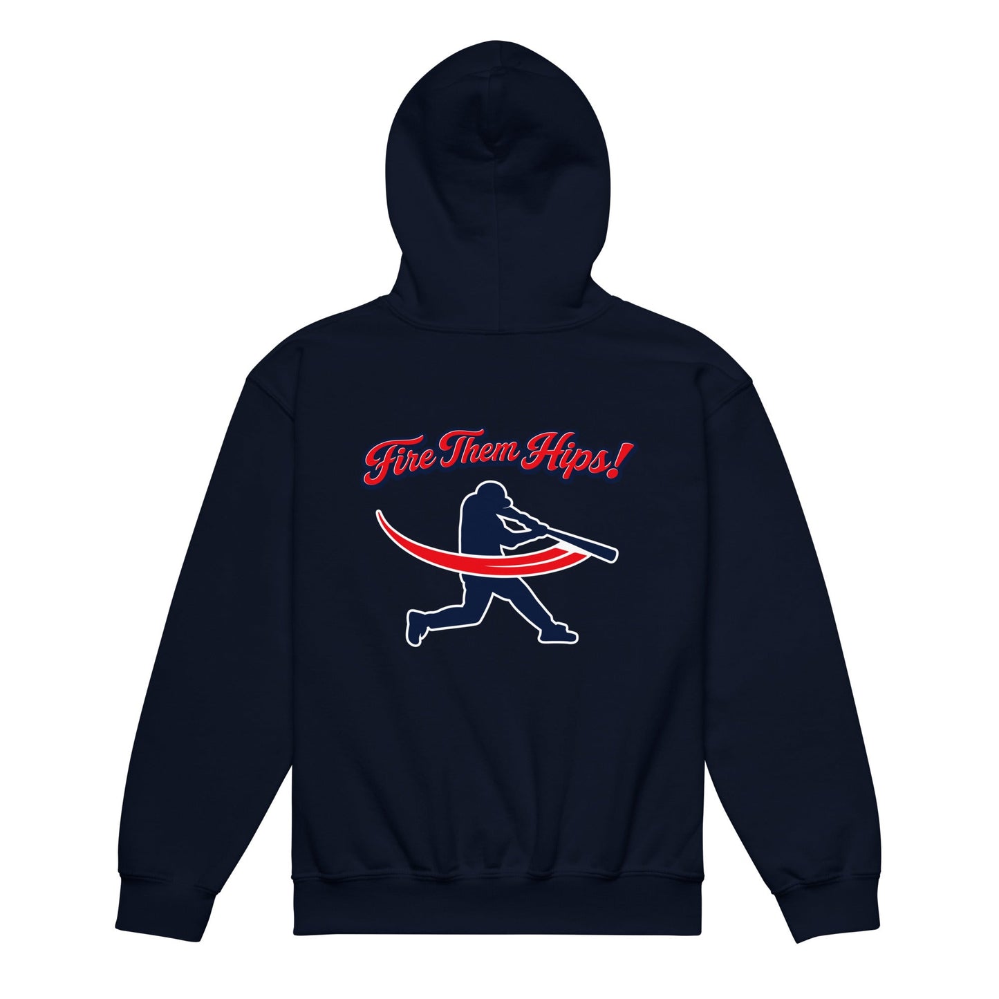 Classic | Youth Hoodie | Horsham Travel Baseball | Home - Run Crest Logo