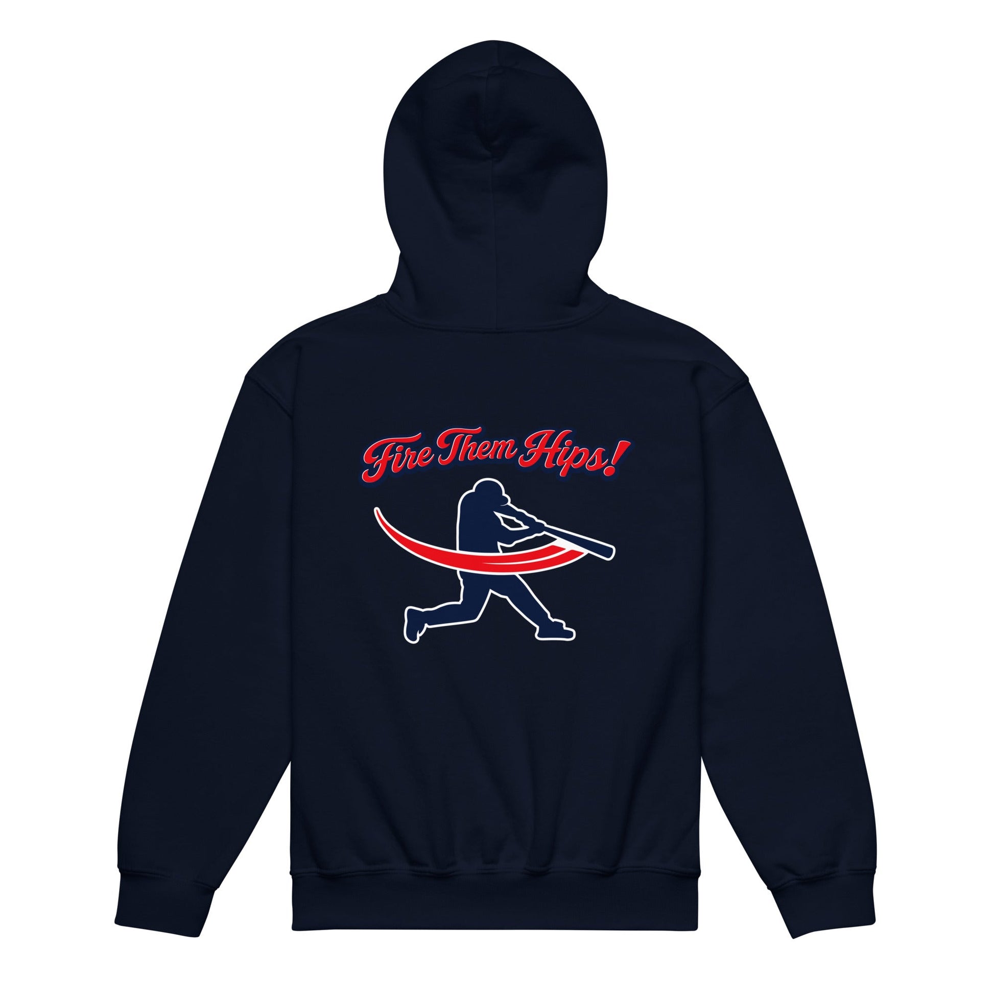 Classic | Youth Hoodie | Horsham Travel Baseball | Home - Run Crest Logo