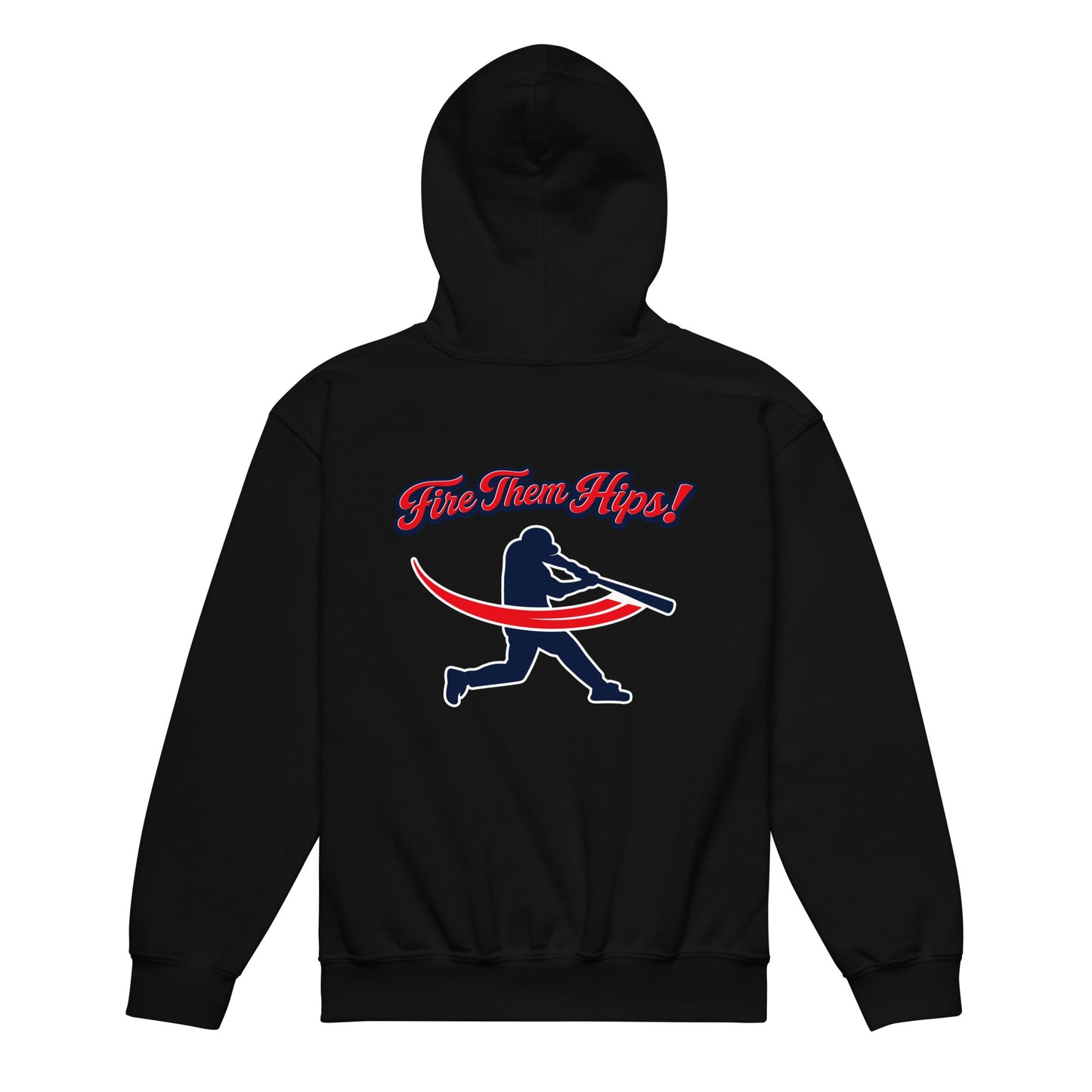 Classic | Youth Hoodie | Horsham Travel Baseball | Home - Run Crest Logo