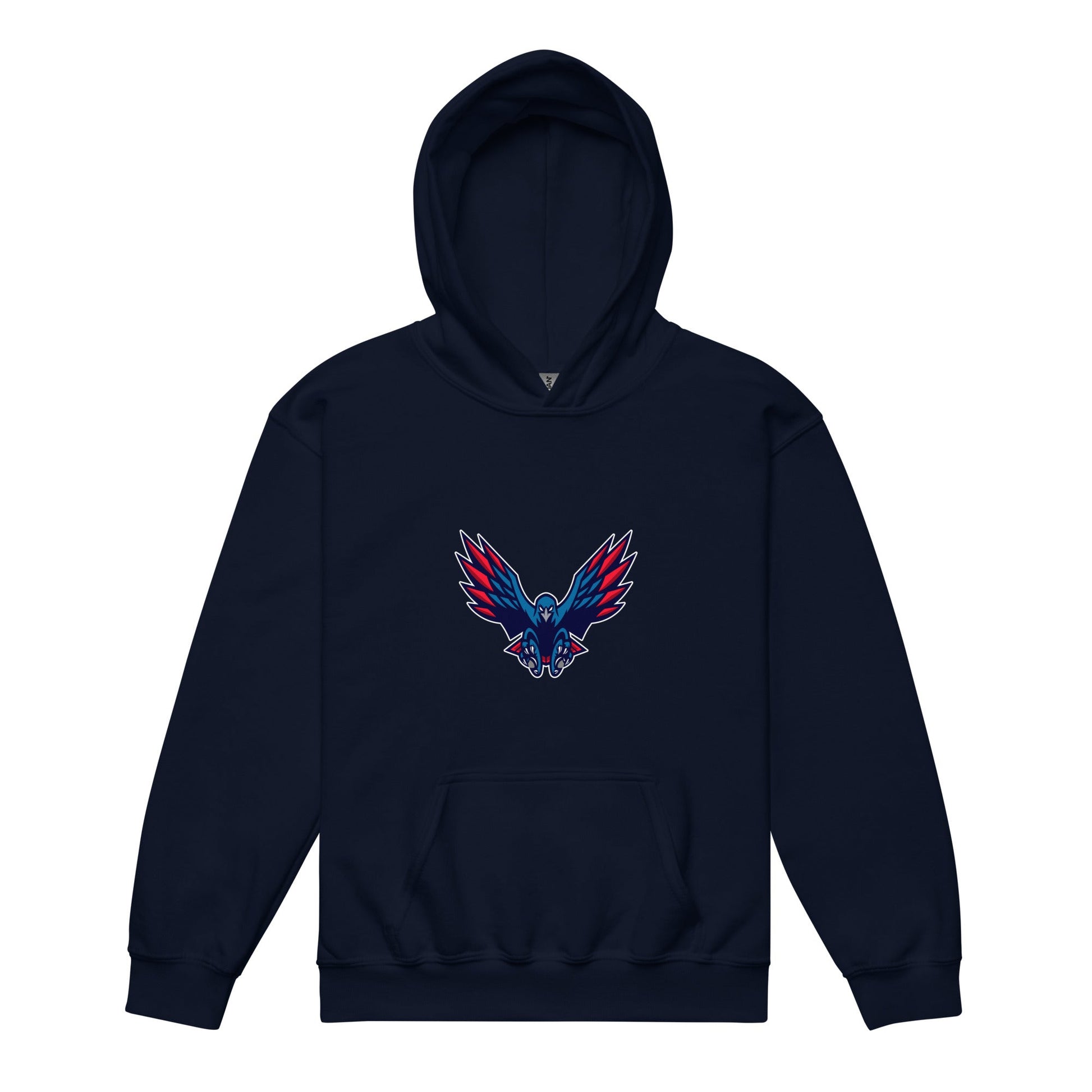 Classic | Youth Hoodie | HSE | Vortex Raptor Mascot Logo