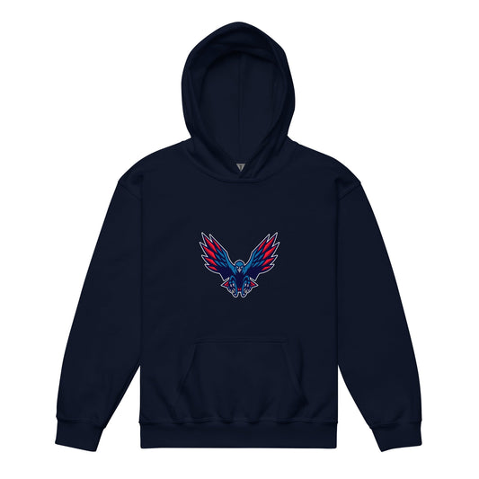 Classic | Youth Hoodie | HSE | Vortex Raptor Mascot Logo