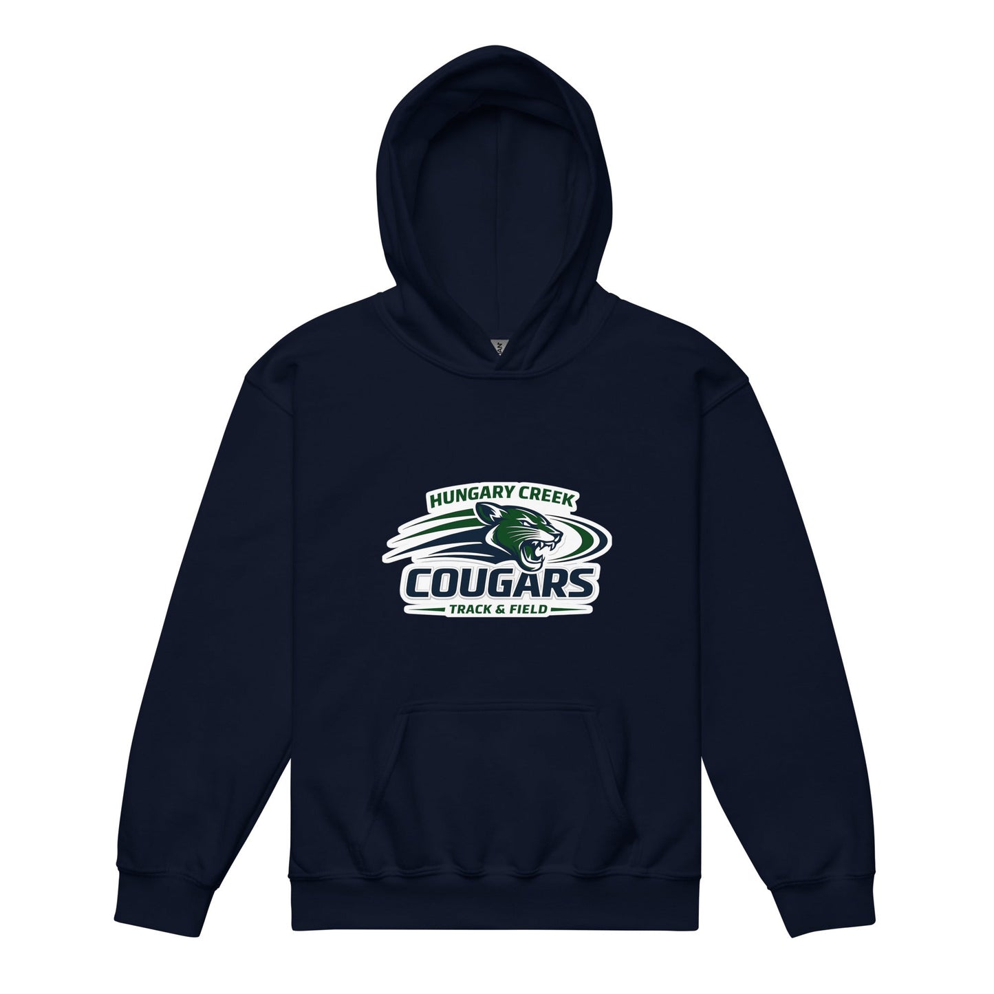 Classic | Youth Hoodie | Hungary Creek Cougar | Modern Icon Logo