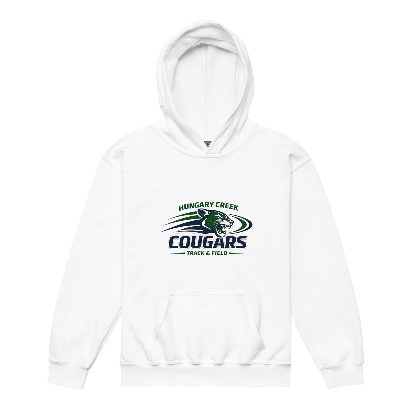Classic | Youth Hoodie | Hungary Creek Cougar | Modern Icon Logo
