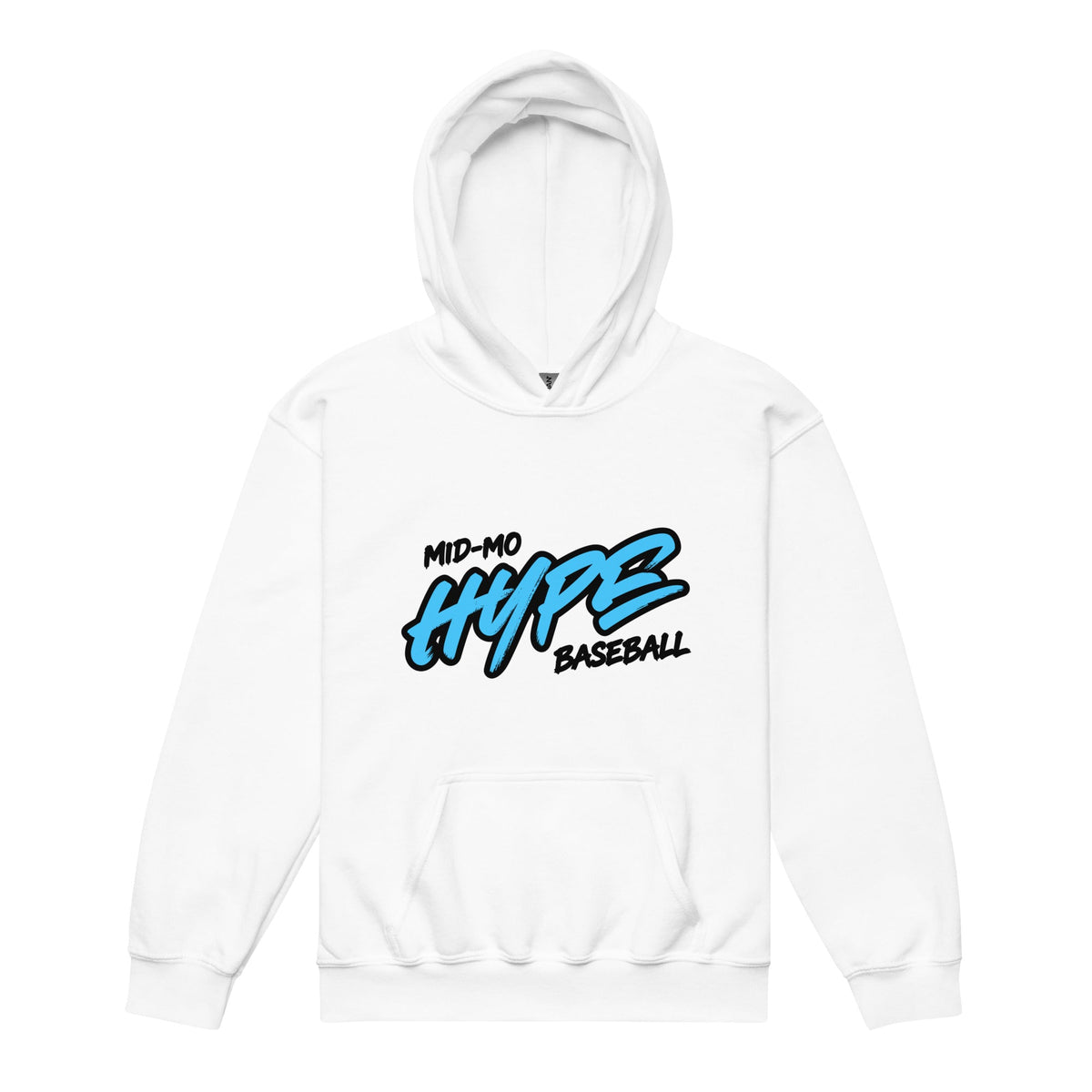 Classic | Youth Hoodie | Hype Baseball Club | Modern Script Logo
