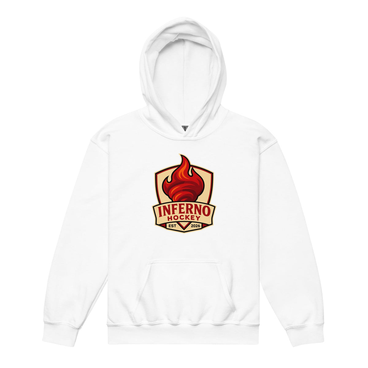Classic | Youth Hoodie | Inferno Hockey | Crest Logo