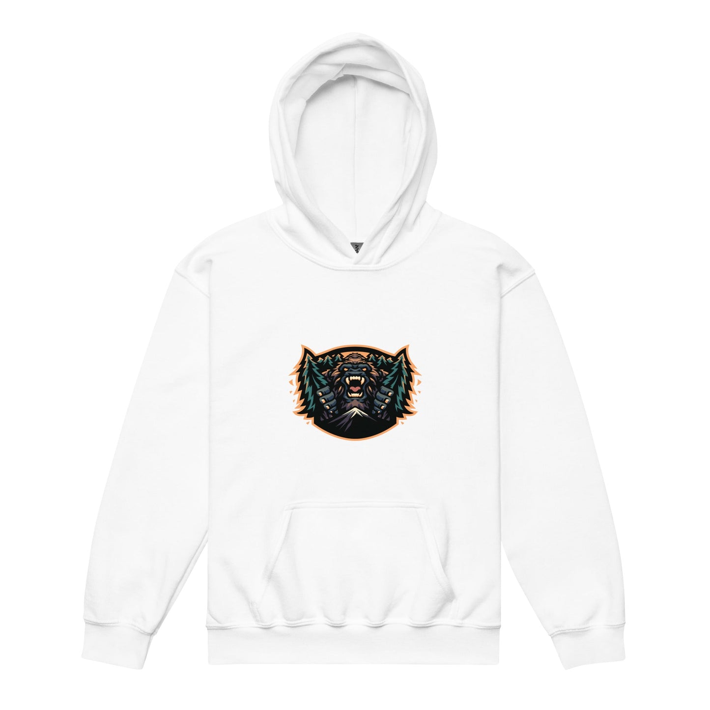 Classic | Youth Hoodie | JBLM Bigfoot Hockey Team | Mascot Logo
