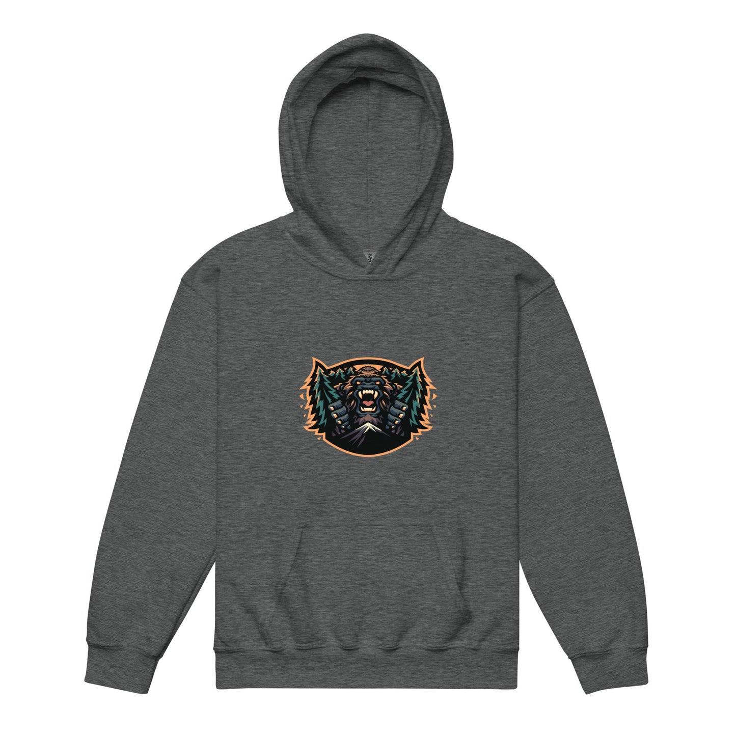 Classic | Youth Hoodie | JBLM Bigfoot Hockey Team | Mascot Logo