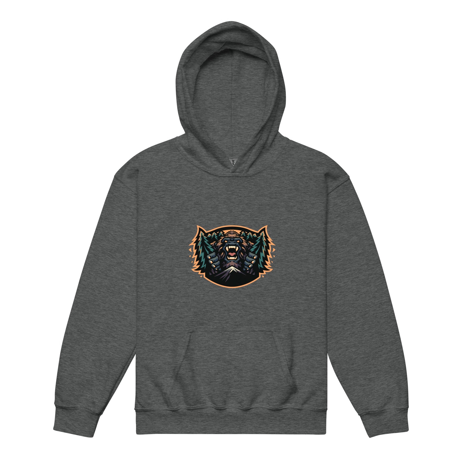 Classic | Youth Hoodie | JBLM Bigfoot Hockey Team | Mascot Logo