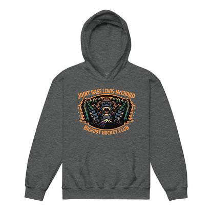 Classic | Youth Hoodie | JBLM Bigfoot Hockey Team | Mascot Logo