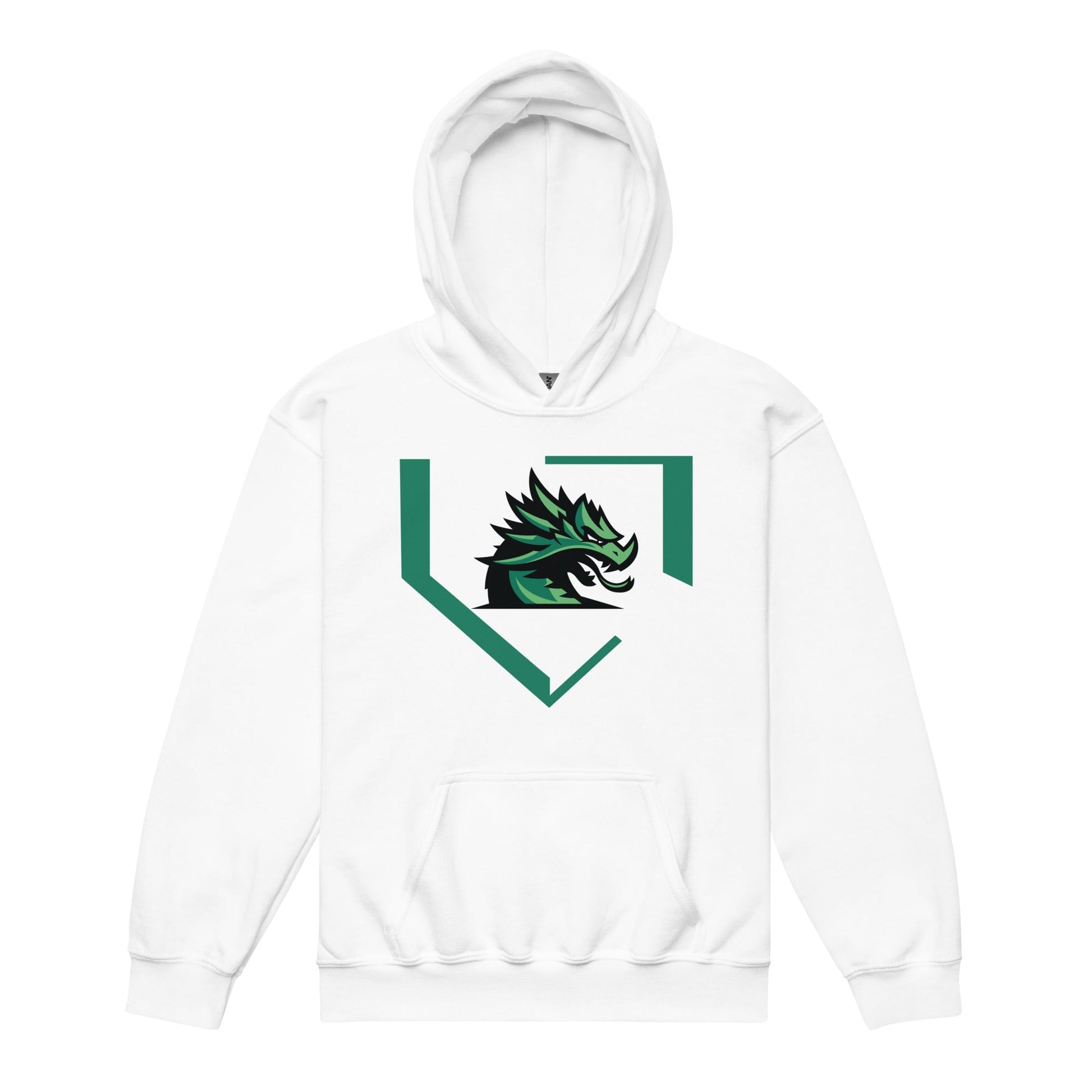 Classic | Youth Hoodie | John Cooper Baseball | Dragon Home Logo