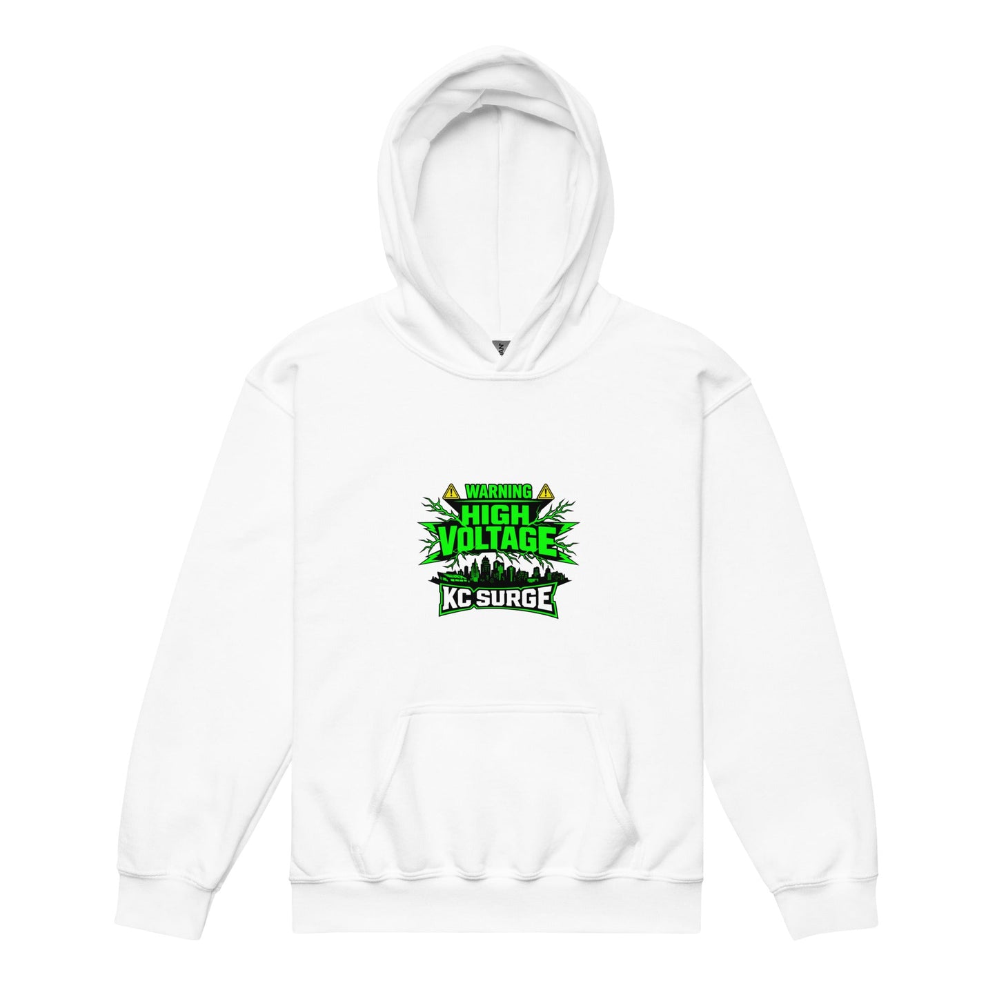 Classic | Youth Hoodie | Kansas City Surge | High Voltage Logo